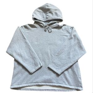 TNA Cozy Fleece Mega Sweatshirt Hoodie Grey Size 3